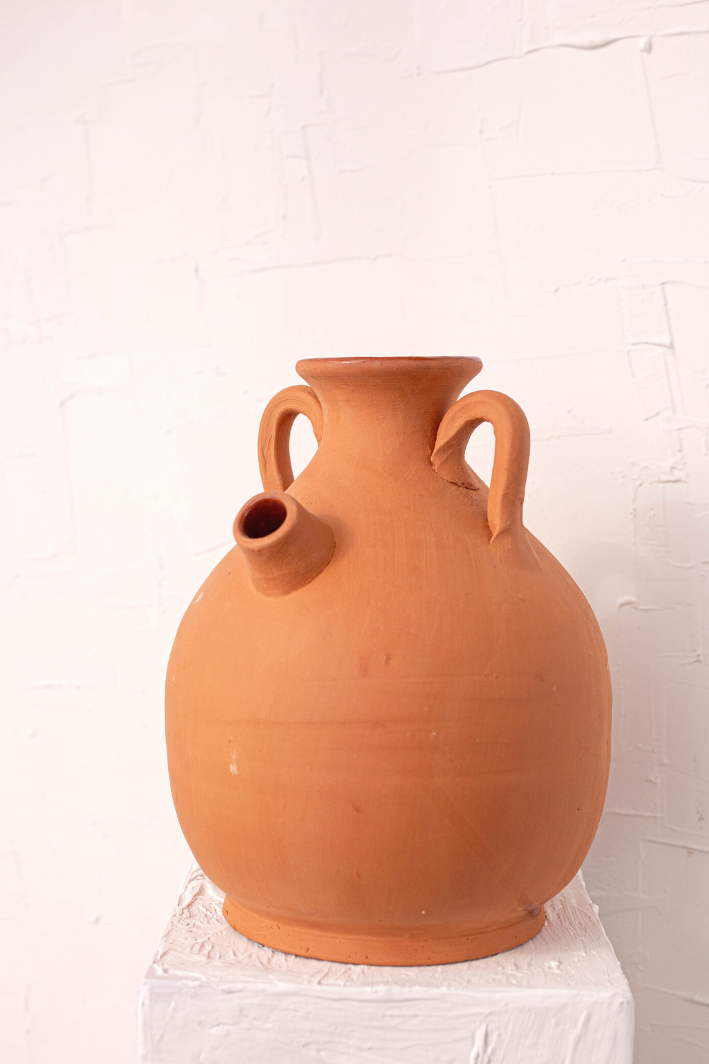 Marrakech Round 2 Handle Terracotta Vase - Luxe B Co
